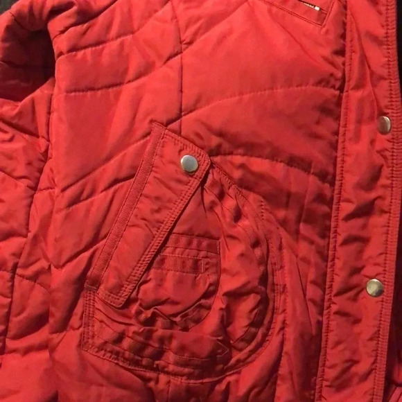 Cozy red padded winter jacket from Next. - Picture 8 of 10